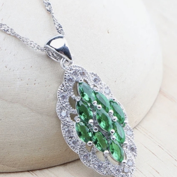 Sterling Silver Wedding Jewelry Set forWomen,Bridal,925STAMPED,any Occasion Gift - Picture 2 of 7